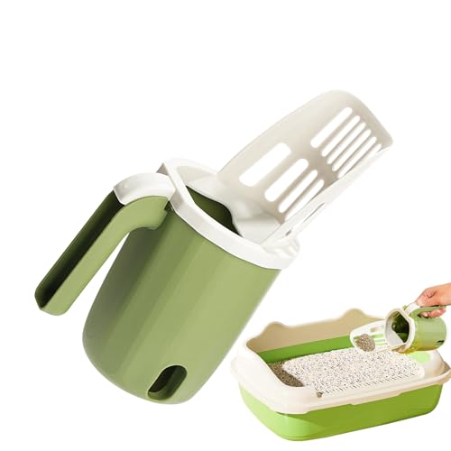 Katzenstreu-Scooper – PP-Scooper für Katzen, langlebig, effektives Katzenklo-Scoop, einfaches Design mit Halterung, ideal für die schnelle Entsorgung von Abfällen und Kontrolle Katzenstreu-Scooper – PP-Scooper für Katzen, langlebig, effektives Katzenklo-Scoop, einfaches Design mit Halterung, ideal für die schnelle Entsorgung von Abfällen und Kontrolle von Générique