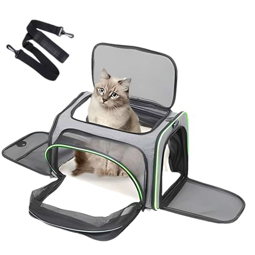 ✨ Katzentragetasche | Reisetasche für Haustiere | Faltbarer Rucksack für Haustiere, atmungsaktive Reise-Katzentasche | leichte tragbare Haustiertaschen ✨ Katzentragetasche | Reisetasche für Haustiere | Faltbarer Rucksack für Haustiere, atmungsaktive Reise-Katzentasche | leichte tragbare Haustiertaschen von Générique