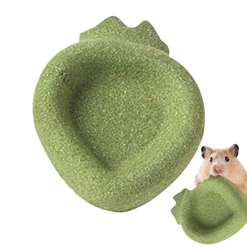Kauspielschalen für Kaninchen – Beißspielzeug füttert eine Schüssel mit essbarem Futter – kleine natürliche Haustiere für Haustiere, Futterbehälter für Chinchilla, Rennbahn, f von Générique