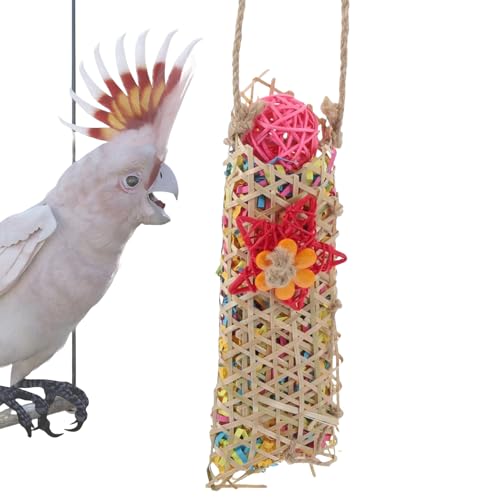 Kauspielzeug für Vögel, Futterspielzeug, Papierzerkleinerer für Wellensittiche | Sitzstangen Seile Schaukeln Zubehör Käfig Innen Außen für Wellensittiche Kauspielzeug für Vögel, Futterspielzeug, Papierzerkleinerer für Wellensittiche | Sitzstangen Seile Schaukeln Zubehör Käfig Innen Außen für Wellensittiche von Générique