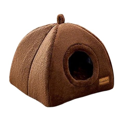 Kitten Bed, Indoor Plush Cat House, 40,6 x 35,6 cm, Höhle, Winter, Thermal, Nest, kompakt, gemütliches Haustierbett für Resting, Schlafen, Lounging, Reisen, Zuhause, Schlaf, Apartments Weiß und Kitten Bed, Indoor Plush Cat House, 40,6 x 35,6 cm, Höhle, Winter, Thermal, Nest, kompakt, gemütliches Haustierbett für Resting, Schlafen, Lounging, Reisen, Zuhause, Schlaf, Apartments Weiß und von Générique