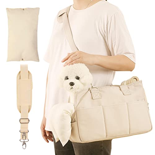 Kleine Tasche für Hunde – Transporttasche für Haustiere, tragbar, für Reisen für Haustiere, atmungsaktiv, mit hohem elastischem Kissen für Katzen von Générique