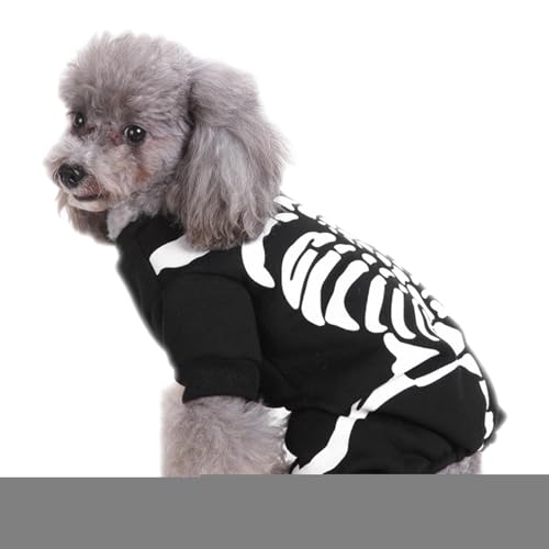 Kostüm für Hunde, Skelett, Kleidung für junge Hunde für kleine und mittelgroße Hunde, Partykleidung für Kätzchen, Welpen, Cosplay, Themenveranstaltungen usw. Kostüm für Hunde, Skelett, Kleidung für junge Hunde für kleine und mittelgroße Hunde, Partykleidung für Kätzchen, Welpen, Cosplay, Themenveranstaltungen usw. von Générique