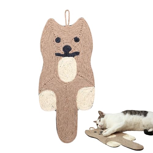 Kratzbrett – Wand-Kratzbrett für Katzen, zum Aufhängen, spielerisch, rutschfest, für Kätzchen, Haus, Sofa von Générique
