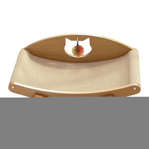 Kratzbrett für Katzen, Kratzbrett mit Liegefläche für Katzen – Möbelschutz für Sofa, Stuhl, Teppich, Boden für kleine Hunde und Kätzchen mit Spiel für den Innenbereich von Générique