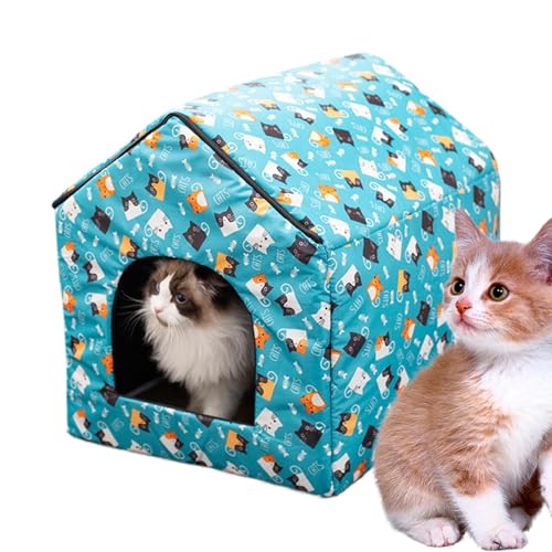 Kühlhaus für Katzen – Kühlzelt für Welpen – faltbares Hütte wasserdicht für drinnen und draußen von Générique