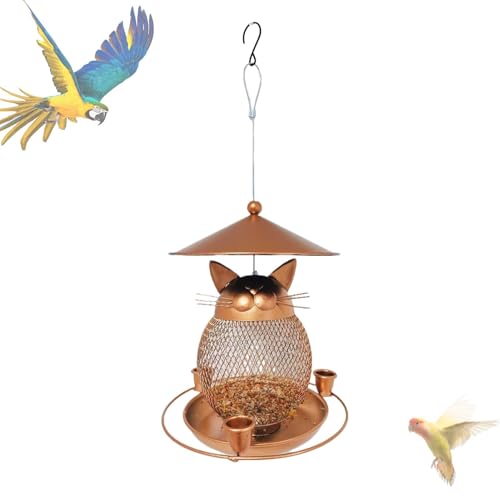 Lecksofe-Köder – Futterstation für Vögel – Futter in Form einer Katze von Lecksofe für Spatzen | Vogelzubehör für Tiere von Générique