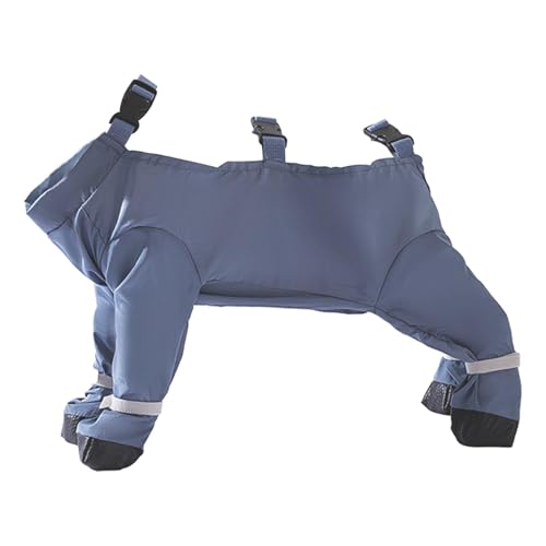 Leggings mit Hosenträgern für Hunde, wasserdichte Hundestiefel mit Schultergurten | Bequemes und verstellbares Design, um glücklich zu sein, verstellbare Regenstiefel für Hunde mit Trägern, Anti-Drop von Générique