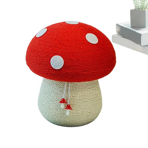 Mushroom Cat Scratcher, ergonomischer vertikaler Climber Post, tragbares Spielzeug, 28 x 34 cm für Kittens, Outdoor Use, Family Fun, Birthday Gift Idea Redirect Destructive Behavior Mushroom Cat Scratcher, ergonomischer vertikaler Climber Post, tragbares Spielzeug, 28 x 34 cm für Kittens, Outdoor Use, Family Fun, Birthday Gift Idea Redirect Destructive Behavior von Générique