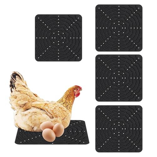 Nistpads für Hühner, Nistpads, Huhn Coop | Nistmatte für Hühner | 4 x elastische Katzentoilette aus weichem Silikon, waschbar, für die Eiablage von Brutküken Nistpads für Hühner, Nistpads, Huhn Coop | Nistmatte für Hühner | 4 x elastische Katzentoilette aus weichem Silikon, waschbar, für die Eiablage von Brutküken von Générique