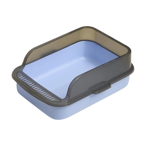 Open Litter Box, Leak Proof High Sided Cat Pan, Hygienic Odor Control Kitten, Easy to Clean Open Top Litter Tray, Sturdy, Spacious, for Home and Indoor Use Open Litter Box, Leak Proof High Sided Cat Pan, Hygienic Odor Control Kitten, Easy to Clean Open Top Litter Tray, Sturdy, Spacious, for Home and Indoor Use von Générique
