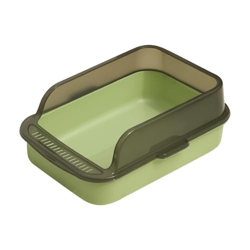 Open Litter Box, Leak-Proof Open Pan, Hygienic Odor Control Design, Easy-to-Clean High-Sided Kitten Toilette, Sturdy Pet Litter Tray for Home, Indoor Use, Cats, and Kittens Open Litter Box, Leak-Proof Open Pan, Hygienic Odor Control Design, Easy-to-Clean High-Sided Kitten Toilette, Sturdy Pet Litter Tray for Home, Indoor Use, Cats, and Kittens von Générique