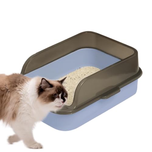 Open Litter Box, Leak-Proof Open Pan, Hygienic Odor Control Design, Easy-to-Clean High-Sided Kitten Toilette, Sturdy Pet Litter Tray for Home, Indoor Use, Cats, and Kittens Open Litter Box, Leak-Proof Open Pan, Hygienic Odor Control Design, Easy-to-Clean High-Sided Kitten Toilette, Sturdy Pet Litter Tray for Home, Indoor Use, Cats, and Kittens von Générique
