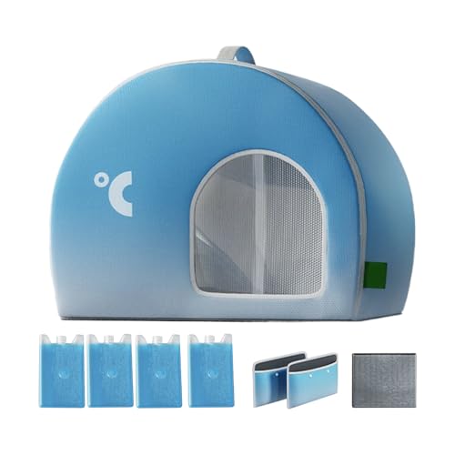 PET-Kamin für den Außenbereich, Charmine, kühlendes Katzenhaus, kühlende Hunde, Hütten, großes Haus für Haustiere, wetterfest, mit Frische PET-Kamin für den Außenbereich, Charmine, kühlendes Katzenhaus, kühlende Hunde, Hütten, großes Haus für Haustiere, wetterfest, mit Frische von Générique