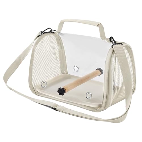 Perrot Travel Cage – 45,7 cm (18 Zoll), zusammenklappbar, zusammenklappbar, einfacher Transport, belüftetes Design, sichere Verriegelung, kompakter Vogelkäfig für Kanariaker, Macaw, Parakeet und von Générique