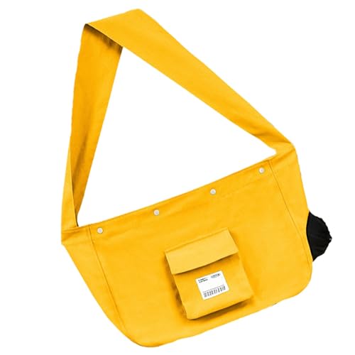 Pet Carrier – Dog Sling | Puppy Sling Carrier | Pet Sling Carrier mit mehreren Taschen, verstellbar, für Haustiere, Canvas, atmungsaktiv, Katze, Carrying Sling Cat Carrying Bag für Haustiere, kleine Pet Carrier – Dog Sling | Puppy Sling Carrier | Pet Sling Carrier mit mehreren Taschen, verstellbar, für Haustiere, Canvas, atmungsaktiv, Katze, Carrying Sling Cat Carrying Bag für Haustiere, kleine von Générique