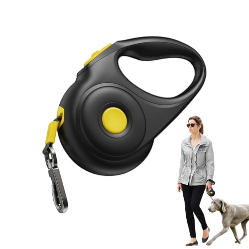 Pet Rope einziehbar, Retracting Dog Strap, 6,22 x 1,5 x 3,82 Zoll, ergonomischer Griff, Instant Stop Mechanism, Rotating Safety Design für Backyard, Camping, Hiking, Schwarz Pet Rope einziehbar, Retracting Dog Strap, 6,22 x 1,5 x 3,82 Zoll, ergonomischer Griff, Instant Stop Mechanism, Rotating Safety Design für Backyard, Camping, Hiking, Schwarz von Générique