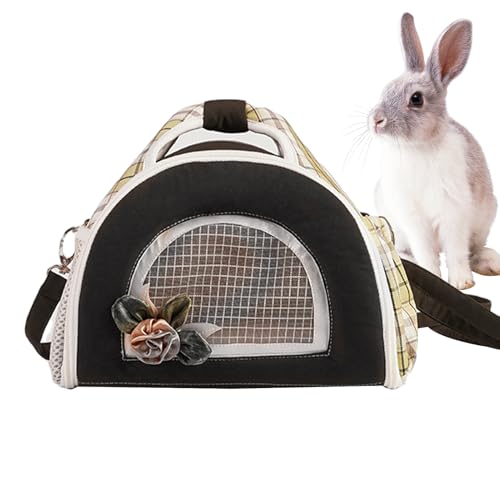Pet Transporter – kleines Tier-Carring Bags Kit | Chinchilla-Reiseflugzeugträger-Set, Kaninchenkreuze, tragbarer Kaninchenwärter, Meerschweinchenstall für Tiere, Chinchilla, Igel von Générique