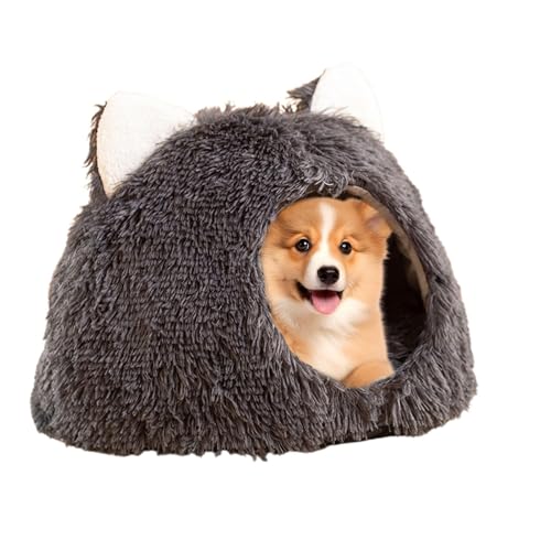 Plush Cat Bed, Katzenhöhle, Haustierbett, Haustierbett, Innen-Katzenbett, Puppy Sleeping Bed, halbgeschlossenes Haustierbett, warmes Haustierbett, Katzenbett, Hunde- und Katzenbett, Cozy Pet Bed Plush Cat Bed, Katzenhöhle, Haustierbett, Haustierbett, Innen-Katzenbett, Puppy Sleeping Bed, halbgeschlossenes Haustierbett, warmes Haustierbett, Katzenbett, Hunde- und Katzenbett, Cozy Pet Bed von Générique