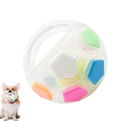 Puppy Demanding Ball | Interaktives rundes Quietschspielzeug, Kauball für Hunde für aggressive Maschen, Trainingszubehör für Haustiere für das hochwertige Material von Générique