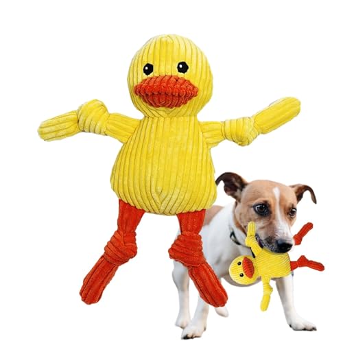 Quietschendes Spielzeug für Hunde, quietschendes Hundespielzeug | Zahnreinigungsspielzeug für Welpen, quietschendes Plüschspielzeug für Welpen, Beißspielzeug für Hunde, Cartoon-Hunde von Générique