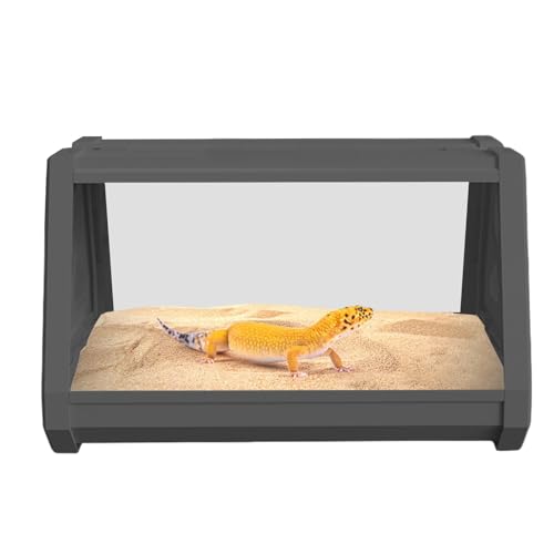 Reptile Terrarium, Habitat Cage for Bearded Dragon, Trapezoidal Design for Expanded Viewing, Secure and Ventilated Enclosure, Easy-to-Clean Material, Ideal Reptile Habitat von Générique