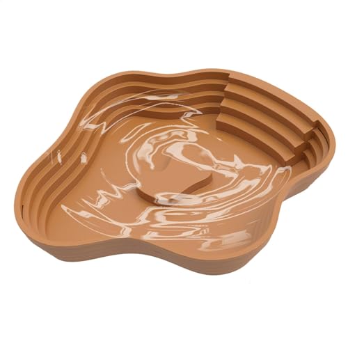 Reptilien-Wasserschale, Reptilien-Wasserschale | Schildkrötenfütterung | Futter- und Wasserschale aus Schildkröte mit Rampe für Wohnaccessoires von Eidechsen Gecko von Générique
