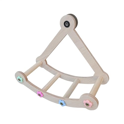 Schaukelspiele für Vogelpapageien, Schaukel für Vögel, lustige Hängematte aus sicherem Naturholz | Swing-Spielzeug für Vögel, Zubehör für Pappa-Käfig Schaukelspiele für Vogelpapageien, Schaukel für Vögel, lustige Hängematte aus sicherem Naturholz | Swing-Spielzeug für Vögel, Zubehör für Pappa-Käfig von Générique