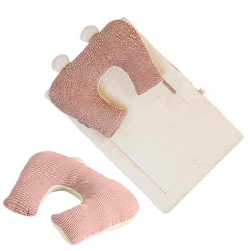 Schlafmatte für Hunde, Katzenbett - Haustierbett mit Kissen Winter - Katzenbetten, Hundemöbel, Ruhedecke, Katzenkissen, für den Innenbereich von Générique