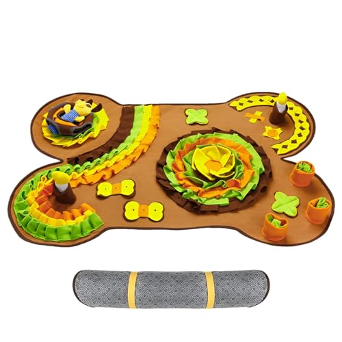 Schnüffelmatte für Hunde, Schnüffelmatte für Hunde | Interaktive Hundematte | Puppy Enrichment Pet Pet Futter Spielzeug für Welpen, Kaninchen, Meerschweinchen von Générique