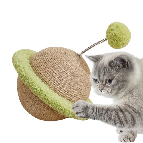 Sisal Ball Cat Scratcher, Entertainment Toy, Durable Sisal Scratching Ball, for Pet Training & Furniture Protection, Safe and Material for Indoor Sisal Ball Cat Scratcher, Entertainment Toy, Durable Sisal Scratching Ball, for Pet Training & Furniture Protection, Safe and Material for Indoor von Générique
