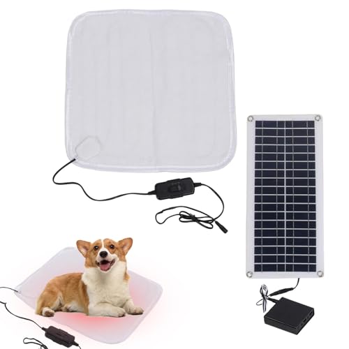 Solar-Heizkissen für Hunde, solarbeheiztes Hundebett – wasserdichtes Heizkissen für Haustiere 100 W | Verstellbares Heizbett für Katzen, Heizkissen Impe Solar-Heizkissen für Hunde, solarbeheiztes Hundebett – wasserdichtes Heizkissen für Haustiere 100 W | Verstellbares Heizbett für Katzen, Heizkissen Impe von Générique