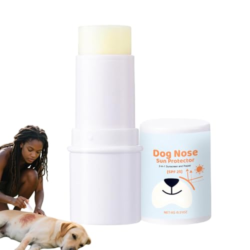 Sonnenschutz für Hunde | Feuchtigkeitsspendend und Sonnenschutz für Schnauze und Pfoten – wasserbeständig mit Breitspektrum, feuchtigkeitsspendend und beruhigend für trockene und empfindliche Haut von von Générique