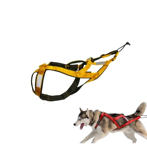 Stellar Fung Hwa Zuggeschirr für Hunde aus Nylon mit reflektierendem Band, wasserdichtes Hundegeschirr, Hundegeschirr, Zuggeschirr für Hundeübungen, für Cani-Mountainbike, gezogenes Skifahren Stellar Fung Hwa Zuggeschirr für Hunde aus Nylon mit reflektierendem Band, wasserdichtes Hundegeschirr, Hundegeschirr, Zuggeschirr für Hundeübungen, für Cani-Mountainbike, gezogenes Skifahren von Générique