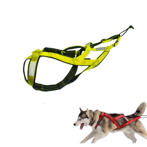 Stellar Fung Hwa Zuggeschirr für Hunde aus Nylon mit reflektierendem Band, wasserdichtes Hundegeschirr, Hundegeschirr, Zuggeschirr für Hundeübungen, für Cani-Mountainbike, gezogenes Skifahren Stellar Fung Hwa Zuggeschirr für Hunde aus Nylon mit reflektierendem Band, wasserdichtes Hundegeschirr, Hundegeschirr, Zuggeschirr für Hundeübungen, für Cani-Mountainbike, gezogenes Skifahren von Générique