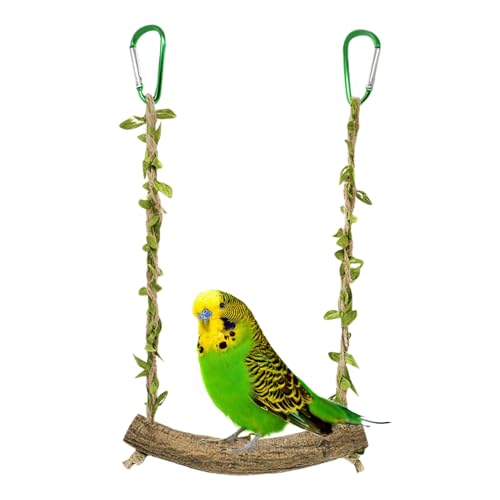 Swing für Papageien – Vogelkäfigspielzeug für Wellensittiche, Nymphensittiche und kleine Vögel, langlebiges Sitzstangenspielzeug, Kletterstange für Haustiere | interaktives Spielzeug, Spaß an Zubehör Swing für Papageien – Vogelkäfigspielzeug für Wellensittiche, Nymphensittiche und kleine Vögel, langlebiges Sitzstangenspielzeug, Kletterstange für Haustiere | interaktives Spielzeug, Spaß an Zubehör von Générique