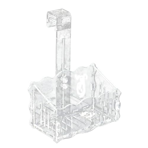 Tasse für Aquatik – Vase für Aquatik, transparente Tassen für Aquarien, Acryl | Sturdowable Ornament-Vase für Aquarien, Grün, Fucs von Générique