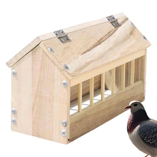 Taubenfeder, Holz-Taubenfutter, großes Fassungsvermögen, geringe Waschung, ideal für Chickens, Ducks & Ducklings von Générique