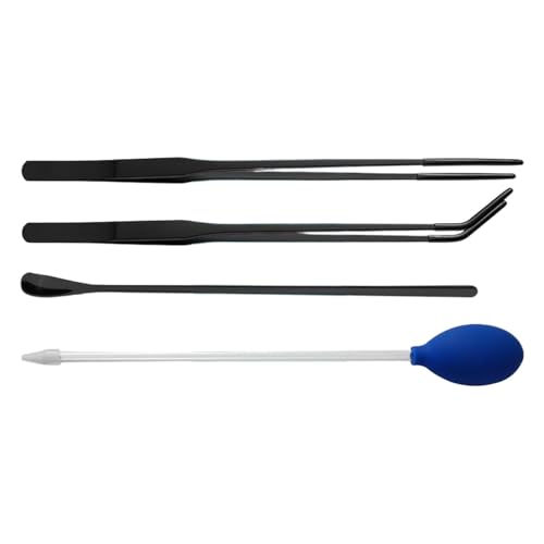 Terrarium Aquarium Tools, Rubber Tip Aquarium Tweezer, Precision Feeding and Maintenance Tool, Comfortable Grip for Handling, Professional Reptile Supplies for Amphibians Terrarium Aquarium Tools, Rubber Tip Aquarium Tweezer, Precision Feeding and Maintenance Tool, Comfortable Grip for Handling, Professional Reptile Supplies for Amphibians von Générique