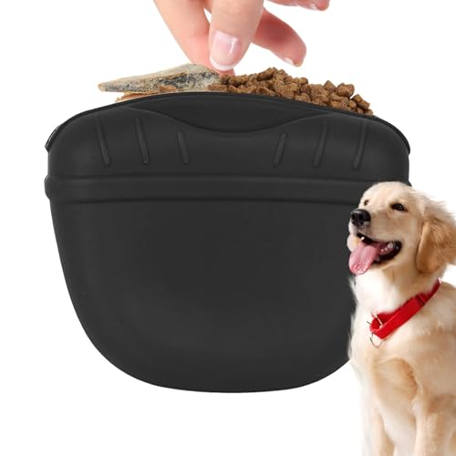 Trainingstasche für Hunde aus Silikon, Hundetrainingstasche, wasserdicht, aus Silikon, für Hundetraining | Tragbarer Kotbeutelspender mit großem Fassungsvermögen von Générique