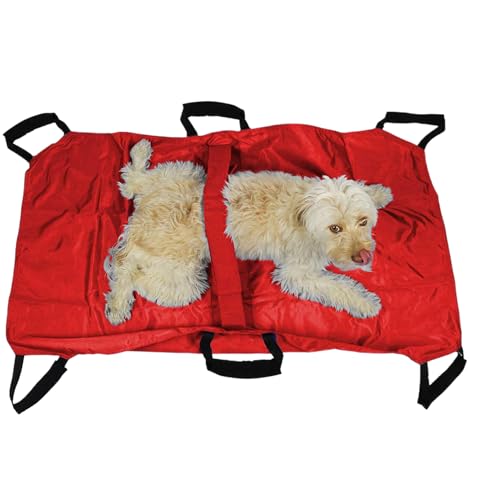 Transport-Stretcher Pets, faltbar, Puppy Stretcher, verstellbarer Sicherheitsgurt, multifunktional, für Patient Carrier, einfach zu tragen, ideal für Katzen, Bunnies, Rescue und Medical Transport von Générique
