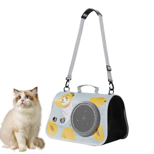 Transporttasche für Katzen, Reisetasche für Tiere – Transportorganizer mit Schultergurten für Wandern, Camping, Reisen und unterwegs von Générique