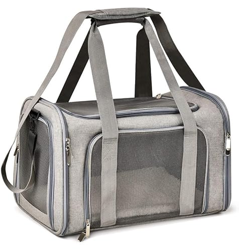 Transporttasche für Katzen, Transporttasche für Hunde, Transportbox für Katzen mit verstellbarem Schultergurt, Matratze für Katzen und kleine Hunde, 51 cm x 33 cm x 33 cm (groß) von Générique