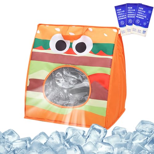 Transporttasche für Katzen – Katzentasche mit integriertem Eispack, belüftet, faltbar, tragbar, isoliert, für Reisen, Camping, Wandern, Fahrrad, Auto, Outdoor Transporttasche für Katzen – Katzentasche mit integriertem Eispack, belüftet, faltbar, tragbar, isoliert, für Reisen, Camping, Wandern, Fahrrad, Auto, Outdoor von Générique