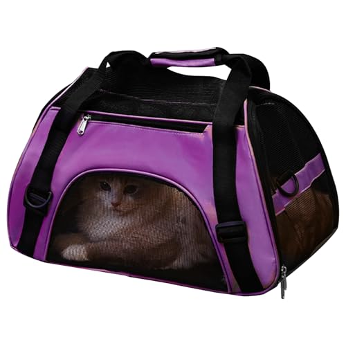 Transporttasche für kleine Hunde, tragbare Reisebox für Katzen | Atmungsaktiver Multifunktions-Transporter für Reisen, Wandern, Camping und Outdoor-Aktivitäten von Générique