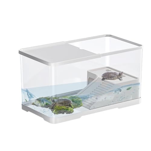 Turtle Tank Aquarium, Reptile Habitat Tank, Schildkröte Basking, Aquatic Turtle Aquarium, Lebensraum für Hermit Crabs, Schildkrötentank, Turtle Tank with von Générique