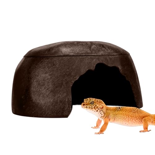 Unterschlupf für Schlangen – sicherer Unterschlupf für Eidechsen, befeuchtetes Versteck mit 3 Schalen für Reptilien und Amphibien – Komfort und Sicherheit für Haustiere von Générique