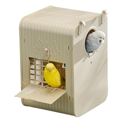 Vogel-Nesting Box, Cockatiel Shelter, Spacious Parrot Home, Built-in Ladder Birdhouse, Natur Aufbewahrung Platz für Sparrows, Gartendekoration und Outdoor Bird Feeding von Générique