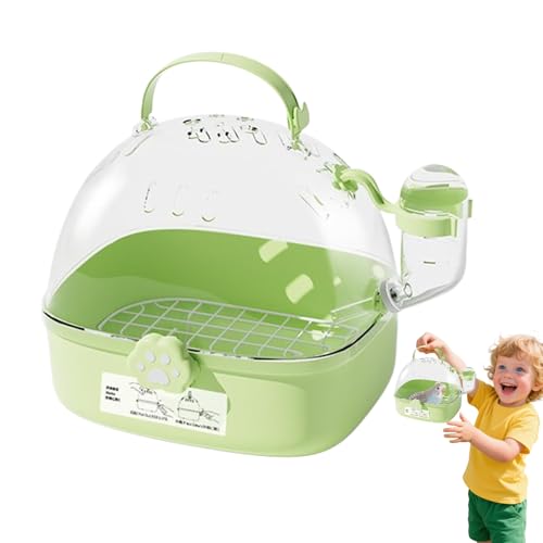 Vogel-Transportbox – Reisekäfig für Vögel, tragbar, leicht und belüftet, mit Wasserflasche für Welpen, Kätzchen, Frettchen und kleine Tiere auf Reisen und unterwegs von Générique