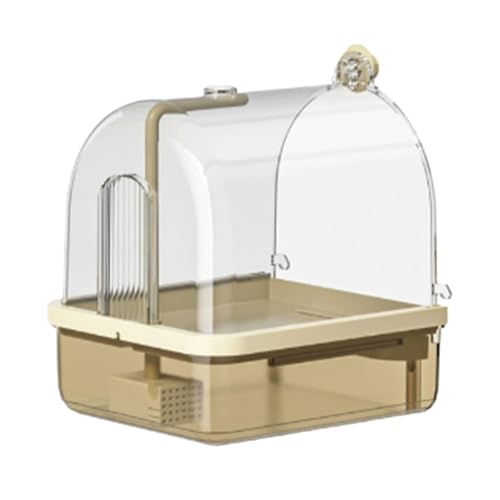 Vogelkäfig, Cockatiel, automatisch, chew-proof Bathtub, 8,86 x 7,87 x 10,24 Zoll, Sitzstange mit 2 Modi, robustes Design für den Innenbereich in Aviary, Breeding, Reisen, Show Use von Générique